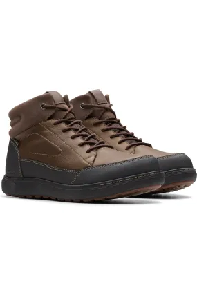 Clarks Mapstone Hi GTX in Dark Brown