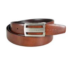 Cross Belt Concert30Mm Flat Buckle Brown/Tan 6157