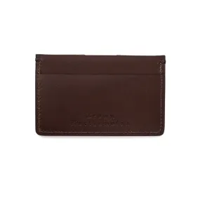 Houghton Card Holder - Brown Box Calf